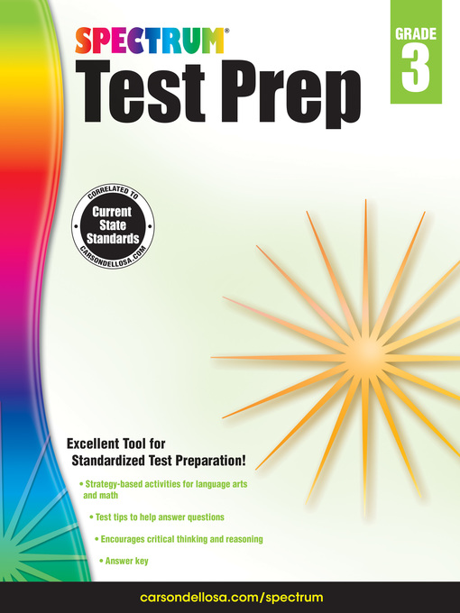 Title details for Spectrum Test Prep, Grade 3 by Spectrum - Available